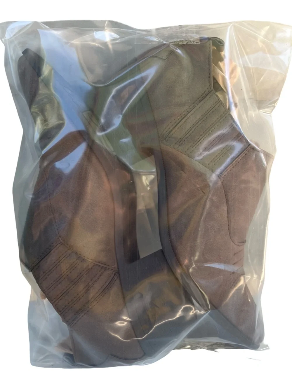 Sam & Libby Brown Soft Leather Ankle Boots Western Women Size 8 Pointed Toe READ